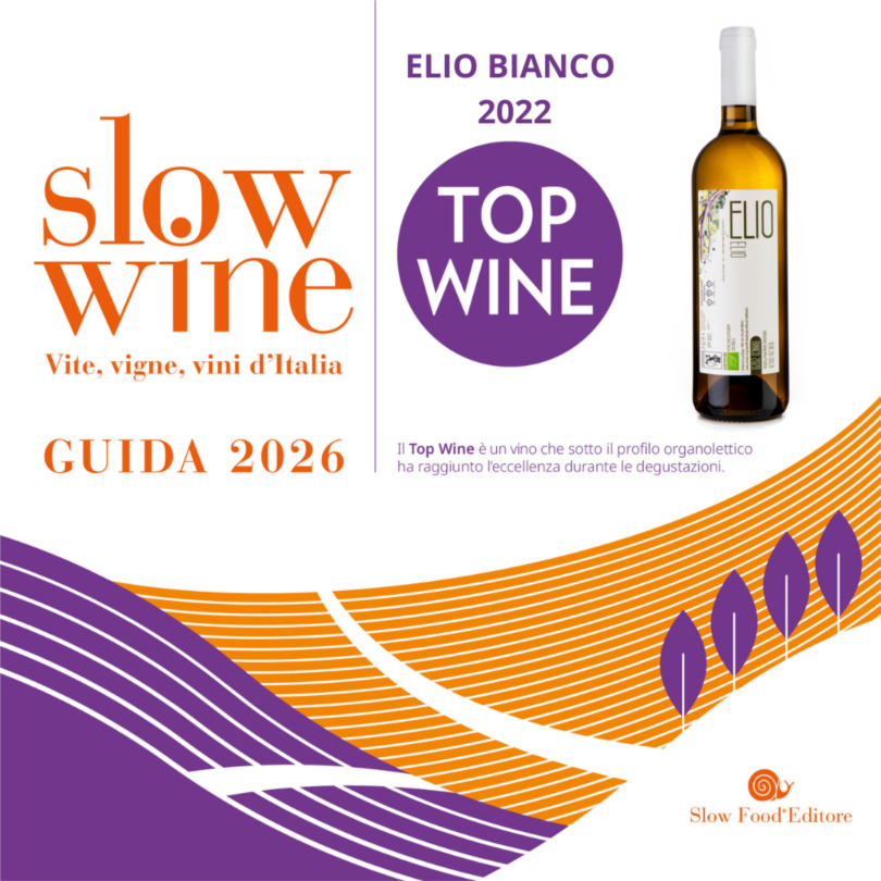 ELIO BIANCO 2022 TOP WINE nella guida SLOW WINE